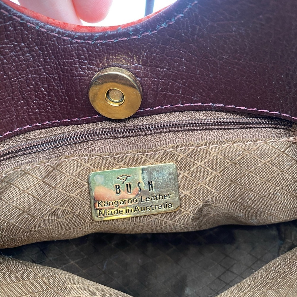 Bush Australia Kangaroo Leather Handbag - Picture 7 of 11